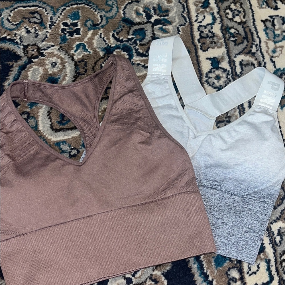 Two PINK SPORT Bras